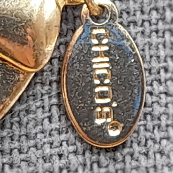 Chico's Long Pendant Necklace, Gold Bead Chain, Floral Fish Pendant, 39 Inches - Picture 5 of 11